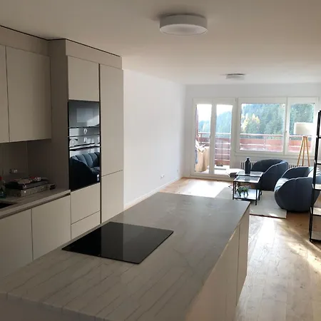 דירה Bel Centre Montana, 5 Min Des Pistes, Vue Alpine קראנס-מונטנה