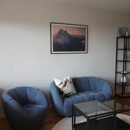 Bel Centre Montana, 5 Min Des Pistes, Vue Alpine 아파트 크란스몬타나